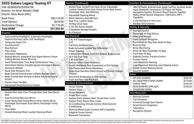 Thumbnail: 2025 Subaru Legacy - 5