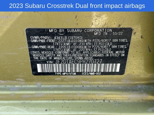 Thumbnail: 2023 Subaru Crosstrek - 19