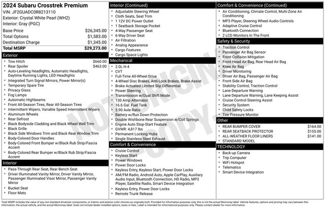 Thumbnail: 2024 Subaru Crosstrek - 5