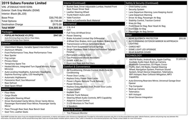 Thumbnail: 2019 Subaru Forester - 5