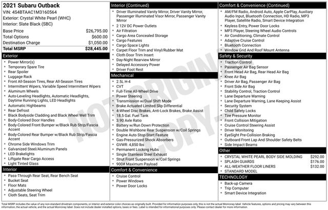 Thumbnail: 2021 Subaru Outback - 5