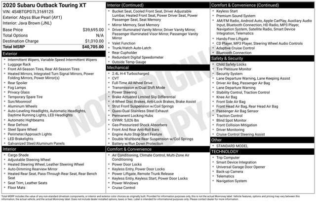 Thumbnail: 2020 Subaru Outback - 5