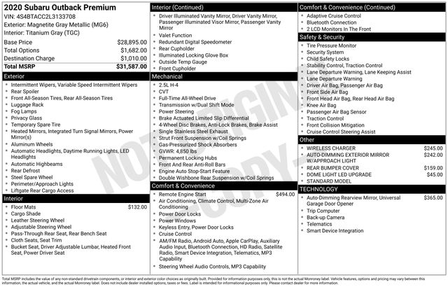 Thumbnail: 2020 Subaru Outback - 5