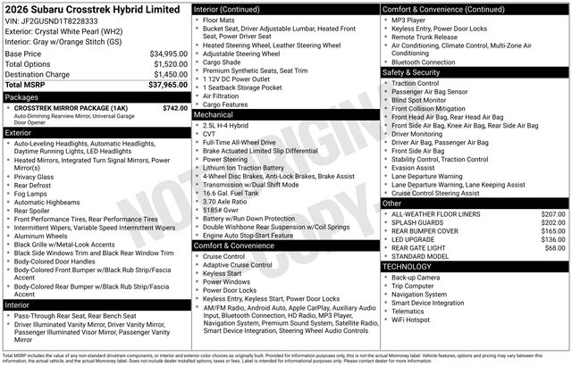 Thumbnail: 2026 Subaru Crosstrek - 5