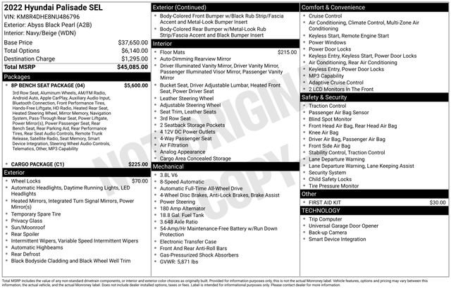 Thumbnail: 2022 Hyundai Palisade - 5