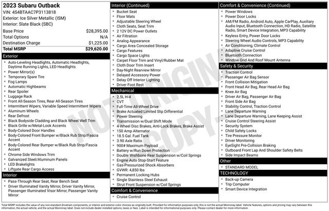 Thumbnail: 2023 Subaru Outback - 5