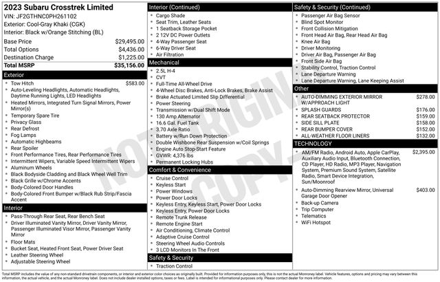 Thumbnail: 2023 Subaru Crosstrek - 5