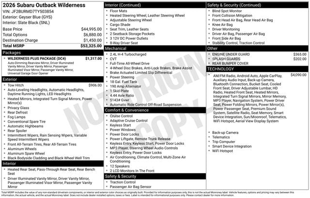 Thumbnail: 2026 Subaru Outback - 5