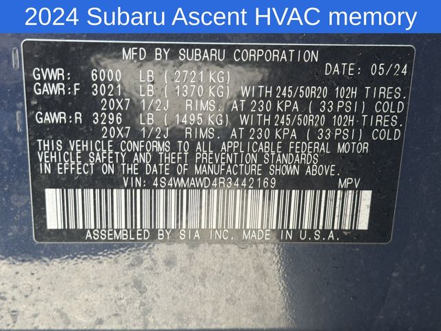 Thumbnail: 2024 Subaru Ascent - 14