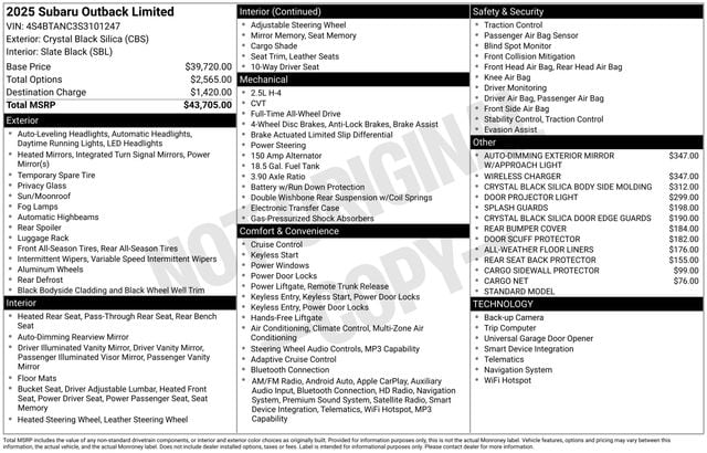 Thumbnail: 2025 Subaru Outback - 5