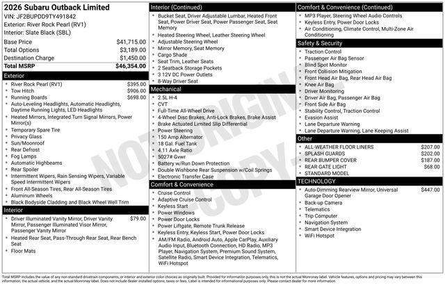 Thumbnail: 2026 Subaru Outback - 5