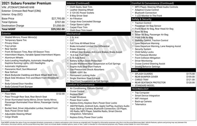 Thumbnail: 2021 Subaru Forester - 5