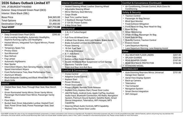 Thumbnail: 2026 Subaru Outback - 5