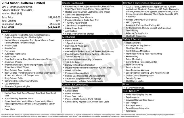 Thumbnail: 2024 Subaru Solterra - 5