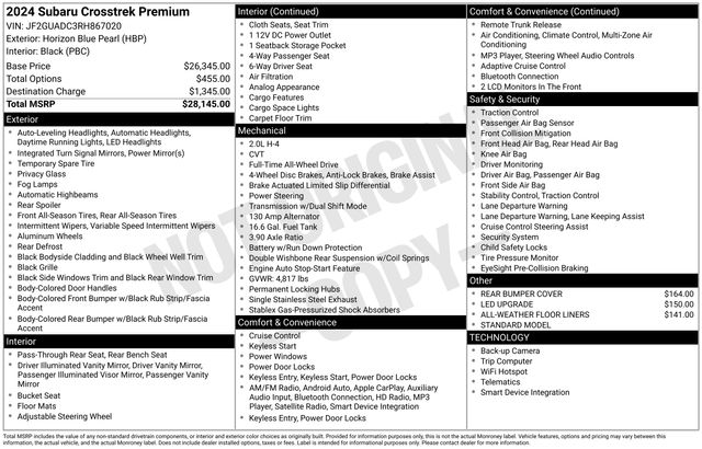 Thumbnail: 2024 Subaru Crosstrek - 5