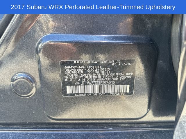 Thumbnail: 2017 Subaru WRX - 31