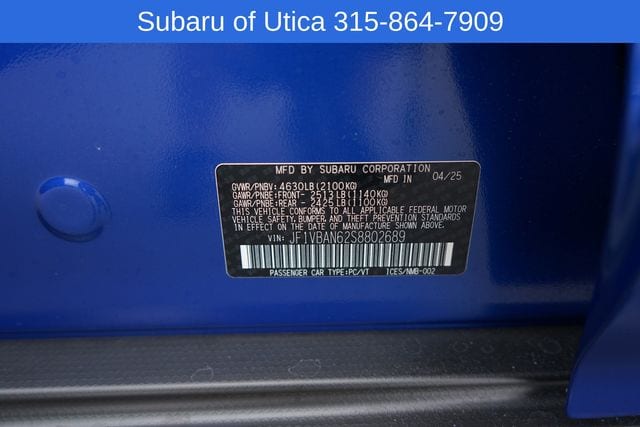 2025 Subaru WRX Limited 30