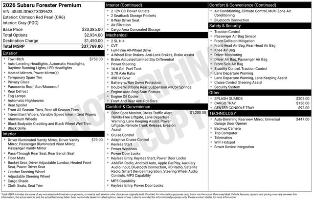 Thumbnail: 2026 Subaru Forester - 5