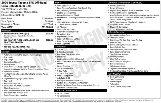 Thumbnail: 2020 Toyota Tacoma - 5