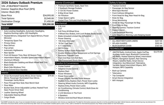 Thumbnail: 2026 Subaru Outback - 5