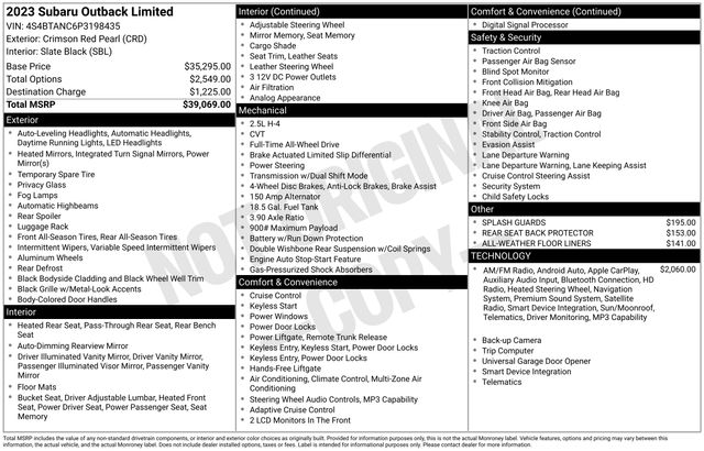 Thumbnail: 2023 Subaru Outback - 5