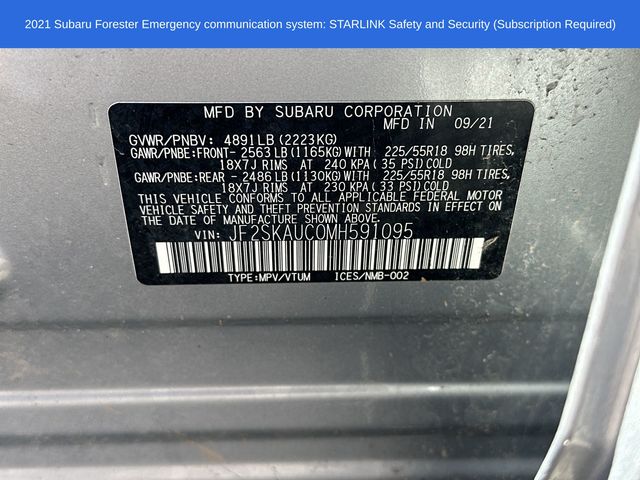 Thumbnail: 2021 Subaru Forester - 19