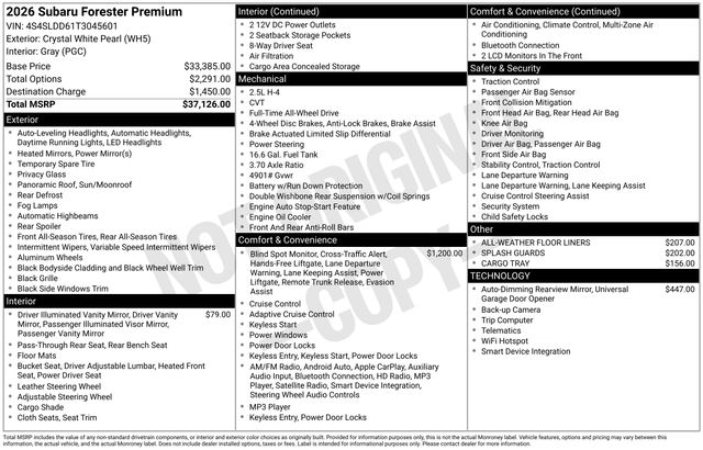 Thumbnail: 2026 Subaru Forester - 5