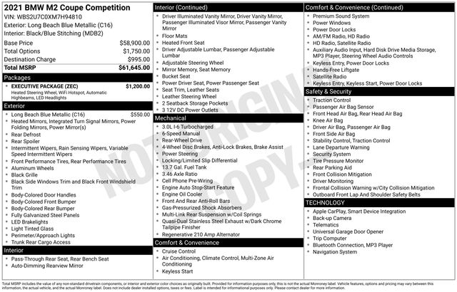 Thumbnail: 2021 BMW M2 - 5