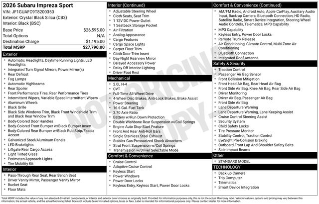 Thumbnail: 2026 Subaru Impreza - 5