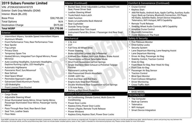 Thumbnail: 2019 Subaru Forester - 5