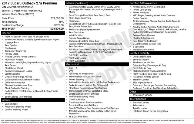 Thumbnail: 2017 Subaru Outback - 5