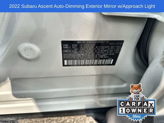 2022 Subaru Ascent Premium 31