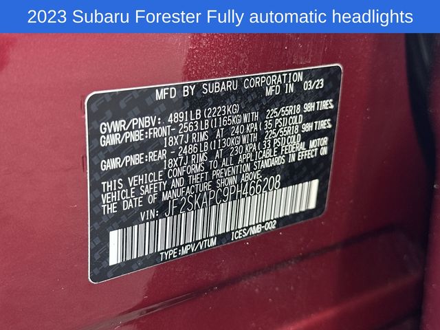 Thumbnail: 2023 Subaru Forester - 30