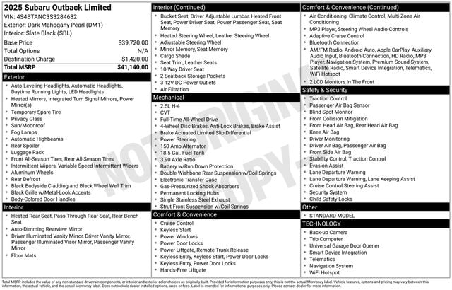 Thumbnail: 2025 Subaru Outback - 5