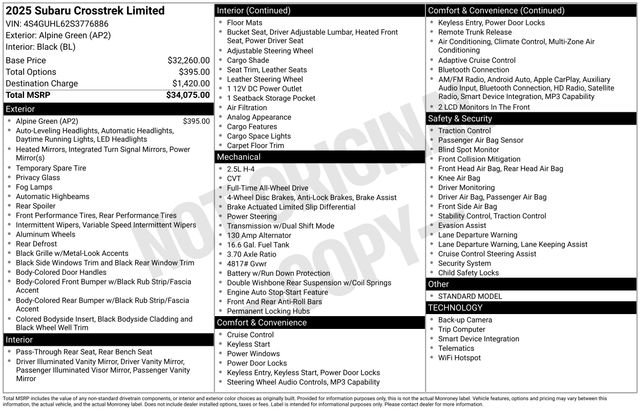 Thumbnail: 2025 Subaru Crosstrek - 5