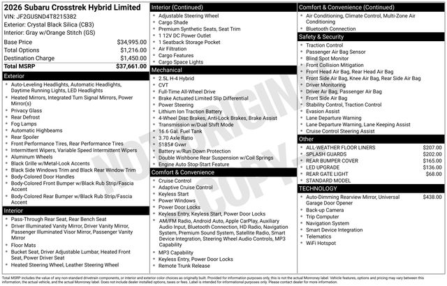 Thumbnail: 2026 Subaru Crosstrek - 5