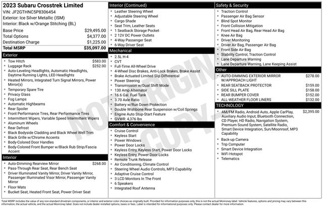 Thumbnail: 2023 Subaru Crosstrek - 5