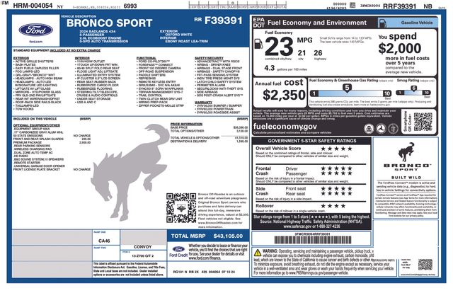 Thumbnail: 2024 Ford Bronco Sport - 4