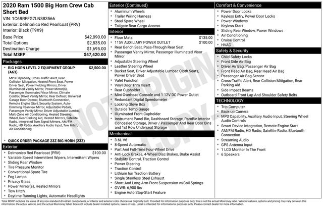 Thumbnail: 2020 RAM 1500 - 4