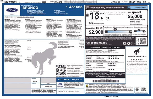 Thumbnail: 2025 Ford Bronco - 4