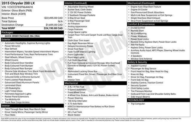 Thumbnail: 2015 Chrysler 200 - 4