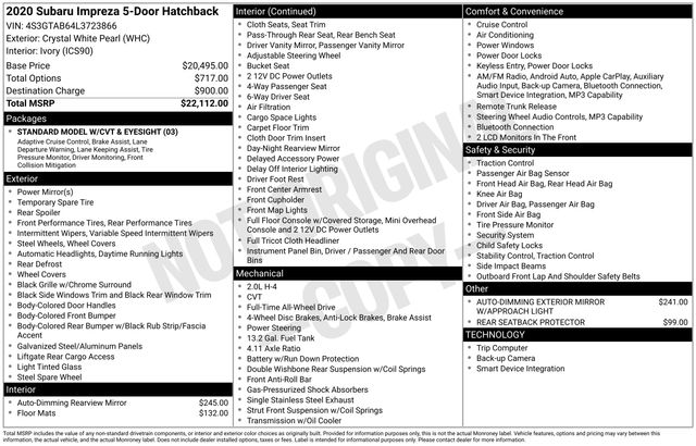 Thumbnail: 2020 Subaru Impreza - 4