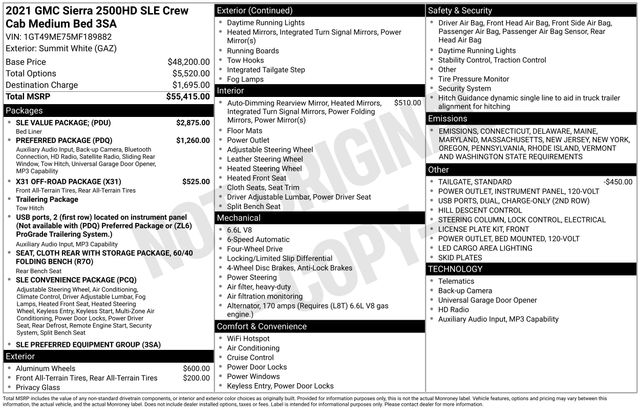 Thumbnail: 2021 GMC Sierra 2500 - 4