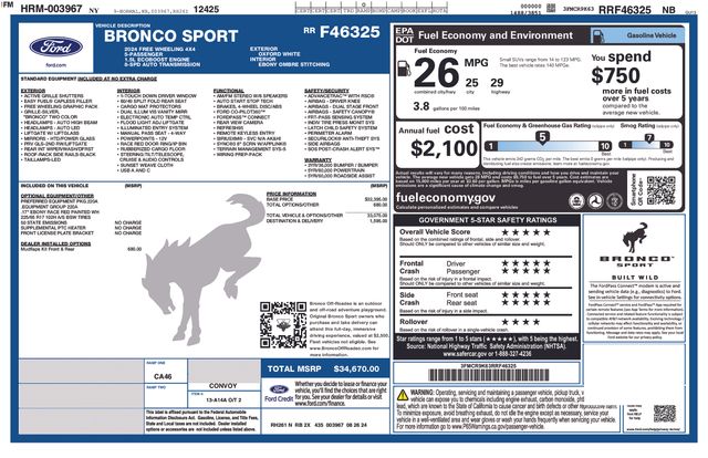 Thumbnail: 2024 Ford Bronco Sport - 4