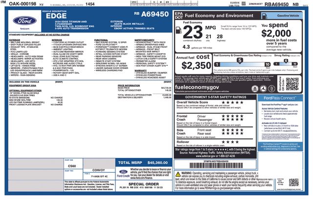 Thumbnail: 2024 Ford Edge - 4