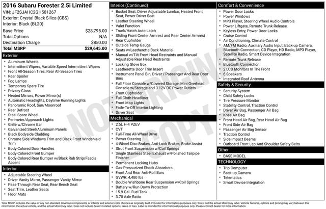 Thumbnail: 2016 Subaru Forester - 4