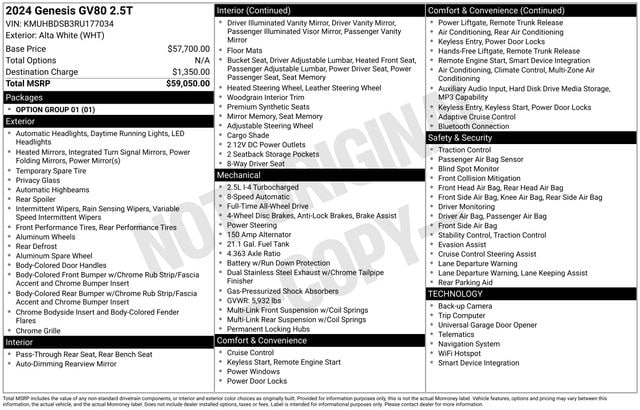 Thumbnail: 2024 Genesis GV80 - 4