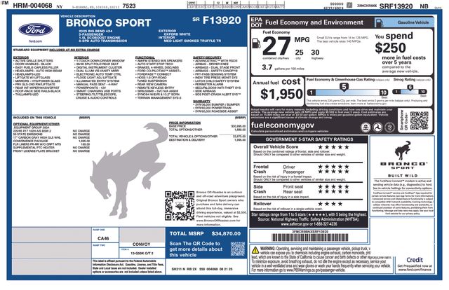 Thumbnail: 2025 Ford Bronco Sport - 4