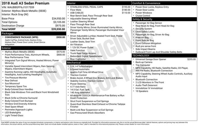 Thumbnail: 2018 Audi A3 - 4