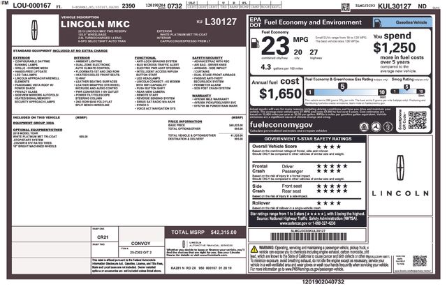 Thumbnail: 2019 Lincoln MKC - 4